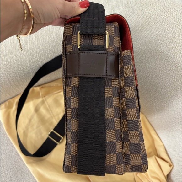 Authentic Louis Vuitton NEW Broadway damier ebene unisex messenger laptop bag - Picture 7 of 16